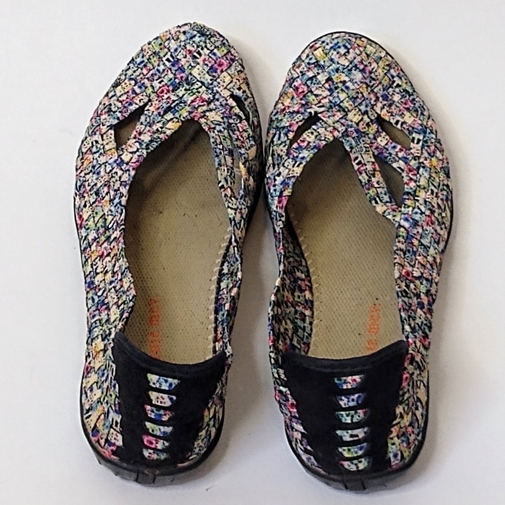 RARE DESIGN Bernie Mev Slip-On Woven Fabric  SZ 11
